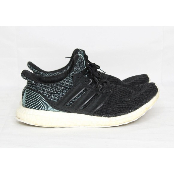Adidas Ultraboost Parley Blue / Black Men’s Running Shoes Size 9 F36190 - Picture 3 of 8